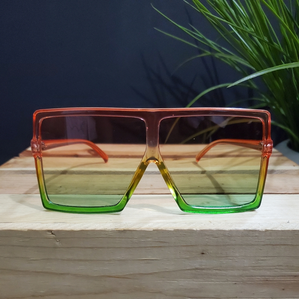 Women's Bevel Square Ombre Sunglasses -